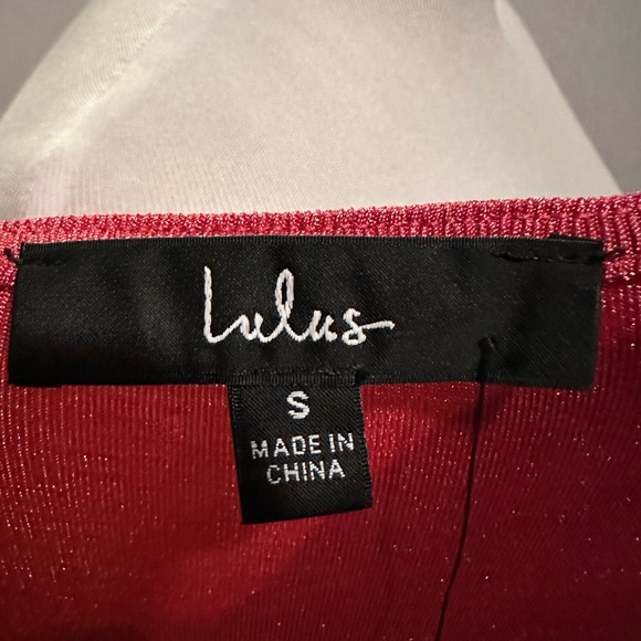 NEW NWT Lulu’s Pink Mesh Long-sleeve Cross-front  Bodysuit Size Small - Picture 6 of 8